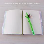 文具韩国仿皮糖果色笑脸笔记本可爱表情皮套学生记事本印logo