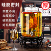 无铅加厚泡酒坛子玻璃泡酒瓶家用广口人参酿酒瓶酵素果汁罐带龙头