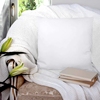 外贸羽绒枕芯欧枕方形外贸，枕头家用鸭绒靠垫抱枕白色66x66cm一只