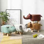 实木动物大象凳子创意矮凳换鞋凳少儿椅小板凳可爱卡通小凳子家用