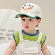 宝宝帽子春秋款韩版可爱婴儿，棒球帽春天薄款小男孩女童遮阳鸭舌帽