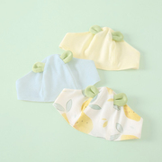 新生儿胎帽纯棉无骨空顶护囟门初生婴儿宝宝0-3个月夏季薄款凉帽6