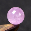 天然紫锂辉紫色水晶散珠子，半成品手工diy配饰配件编织材料单颗
