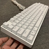 库存白色青轴机械键盘青轴狼蛛104小键盘87键办公室游戏发光