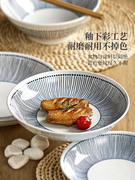 日式陶瓷盘子菜盘家用2023装菜碟子，碗餐具套装深盘菜碟汤盘