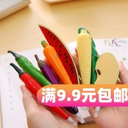 小学生奖品创意文具韩国卡通可爱农场蔬菜水果圆珠笔学习用品