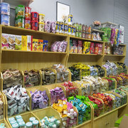 超市货架干果散装零食展示架五谷杂粮展示柜干货糖果柜炒货店