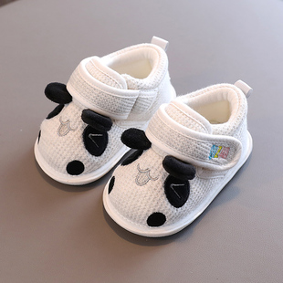 宝宝学步鞋春秋季5-9-12个月男软底，布鞋一岁半女不掉防滑婴儿单鞋
