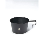 柯曼野营雪拉碗黑化镀钛可蒸煮加热户外野餐便携餐具加深多用大碗