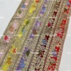 波西米亚风格金线珠片花边 2.8cm民族风汉服蕾丝织带手工diy饰品