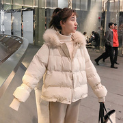 羽绒棉服女冬季2023年韩版宽松面包服棉衣，加厚休闲棉袄外套女