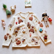日本购回超萌兔小姐和她的朋友们，蘑菇糖果纯手工vintage孤品毛衣