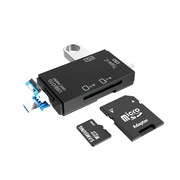 USB2.0读卡器SD卡TF高速type-c读卡器相机电脑手机otg多功能合一