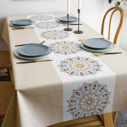 桌布防水防油免洗防烫家用长方形餐桌台布中式欧式茶几布pvc桌垫