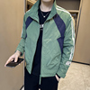 SEABASS男士韩版潮流休闲帅气工装立领夹克男高品质面料薄款外套