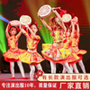 六一儿童打鼓服中国少年郎舞蹈服装，小梦娃舞蹈服太平女儿鼓演出服