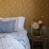 瑞典复古美式乡村田园墙纸，轻奢藤花客厅卧室背景壁纸hiprose