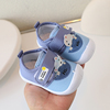 宝宝单鞋叫叫鞋婴儿学步鞋0-1-2岁男小童防滑软底布鞋外穿女幼儿
