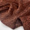 垂感细腻阿尔巴卡砖红色混色，长毛顺毛毛料，布料秋冬大衣服装面料