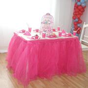 玫红色蕾丝系列餐具套装一次性餐具套装婚礼生日聚会派对装饰用品