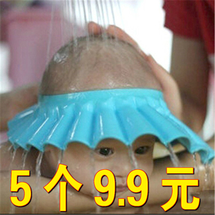 洗头帽防水护耳朵神器小孩，洗发儿童洗澡挡水婴儿浴帽子宝宝女孩子
