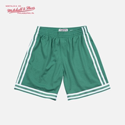Mitchell&Ness凯尔特人队帕里什85-86年SW复古篮球裤NBA运动短裤