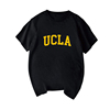 ucla短袖男女美国篮球加州大学洛杉矶分校宽松校服纯棉宽松T恤衫