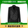 香港直邮Off-White 男士灰白色徽标细节长袖西装外套