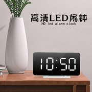 超薄led液晶电子时钟大屏幕2021简约挂墙桌面床头夜光闹钟ins