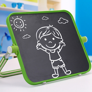 儿童画板桌面画架双面磁性小黑板支架式家用可调节白板画画写字板