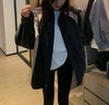 黑色工装拼接连帽，外套女短款春秋韩版显瘦气质小个子休闲冲锋夹克