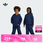 运动连帽长袖套装童装男女小童儿童春秋adidas阿迪达斯