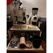 定制咖啡机置物架电饭煲架子厨房，用品收纳架带滑板，抽拉功能储物柜