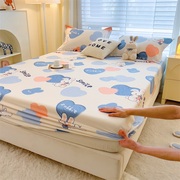 卡通全棉床笠单件纯棉床罩全包，床单1.5m防滑席梦思床垫保护套1.8m