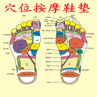 保健按摩鞋垫脚心养生涌泉穴位，磁疗磁石足疗脚，底垫缓解脚痛站不累