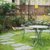 做旧欧美式铁艺休闲阳台，户外桌椅咖啡厅，庭院茶几小圆桌花园桌椅