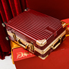 结婚行李箱陪嫁箱红色箱子，拉杆箱女皮箱，婚礼用密码新娘嫁妆箱24寸