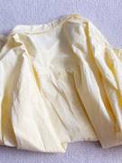 奶呼呼黄色纯棉长袖衬衫女2024年春装小个子上衣开衫衬衣外套