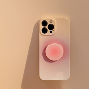 渐变粉色支架14ProMax苹果手机壳12适用iphone13春夏XR菲林15华为