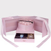 情人节新奇礼物创意黑色粉色开门魔立方玫瑰皂花礼盒