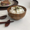 安宅小星日式手工木碗家用甜品，碗酸奶碗，日料米饭碗汤碗4.5英寸