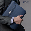 BVP商务男士公文包欧美大牌通勤手提包真皮凯莉包男女手拎律师包