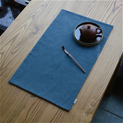 素色纯棉麻手工布艺茶垫布杯垫(布，杯垫)复古布茶席(布，茶席)素布茶布老布壶垫