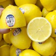 新奇士柠檬美国进口新鲜水果10个大果装酸嫩多汁黄柠檬皮薄果实