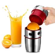 不锈钢手动榨汁杯橙子榨汁机家用迷你柠檬压榨果汁挤水果器