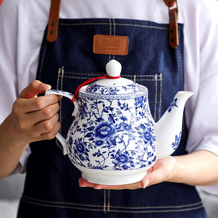 微丰 国风青花瓷茶壶陶瓷家用大容量单壶大号泡茶杯单壶套装茶具
