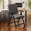 夏季折叠靠背椅子舒适久坐家用电脑椅办公室不占空间加厚办公座椅