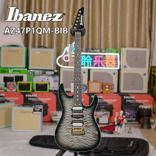 飞聆乐器依班娜 Ibanez AZ47P1QM-BIB  印尼产电吉他带包