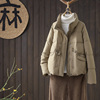 2023羽绒服女韩版时尚显瘦小个子欧货白鸭绒(白鸭绒，)保暖短外套潮