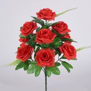假玫瑰花仿真塑料，玫瑰花婚庆婚礼布景绢花，装饰干花花卉